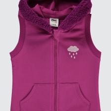Civil Baby Kız Bebek Kapüşonlu Yelek 6-18 Ay Mor