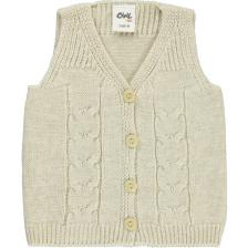 Civil Baby Bebek Triko Yelek 3-18 Ay Bej
