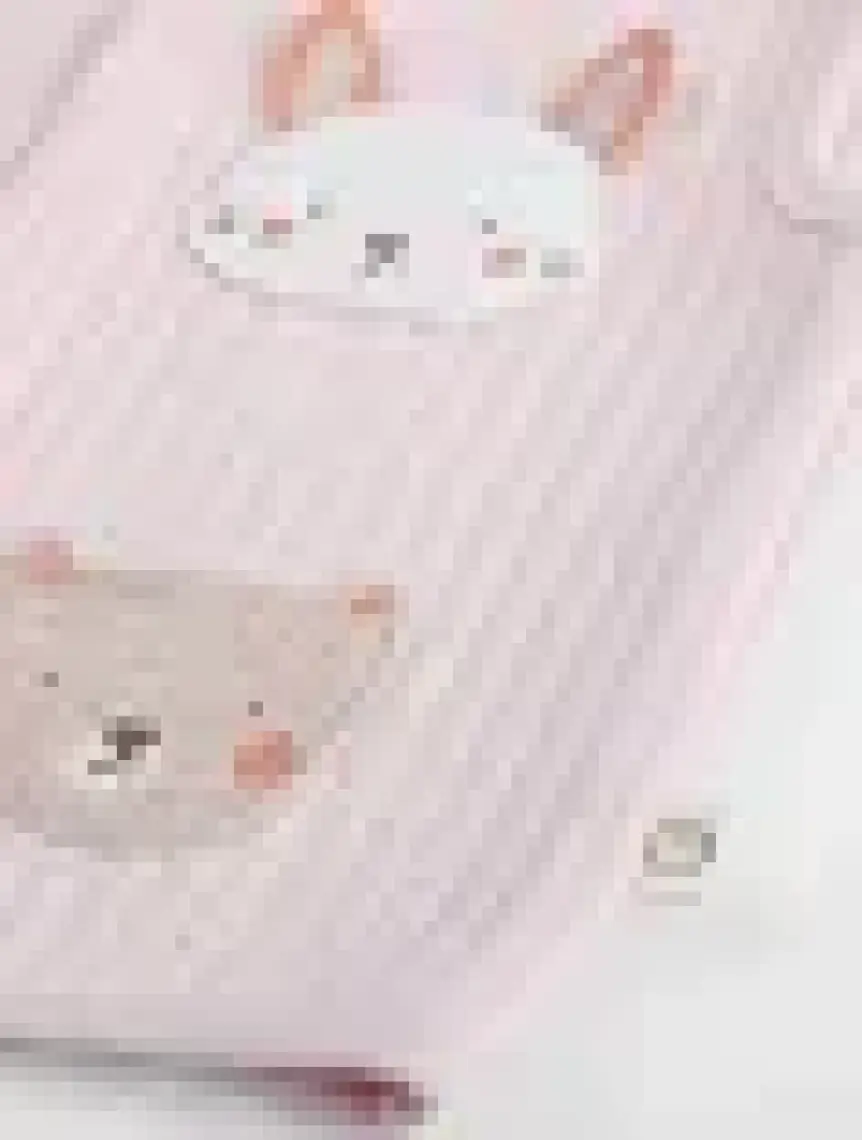 Little Gusto Kapitone Aplikeli Pembe Bebek Yelek