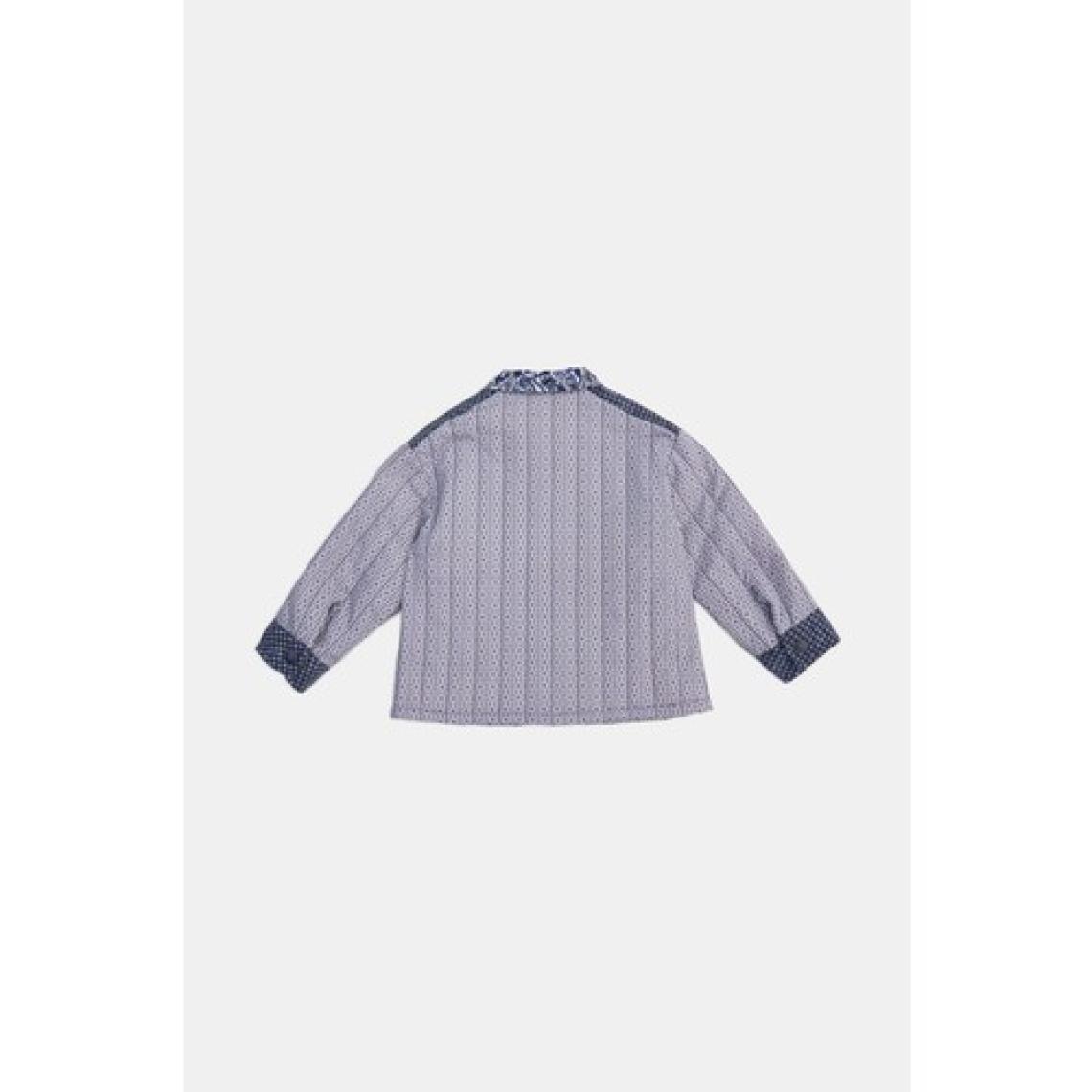 Gb Baby Layette Erkek Bebek Desenli Ceket 23PSSBG1705
