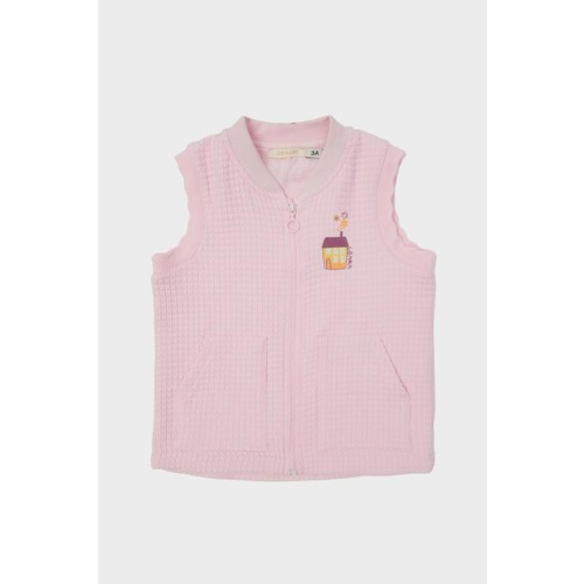 Gb Baby Layette Kız Bebek Pembe Yelek 23PFWBG2707