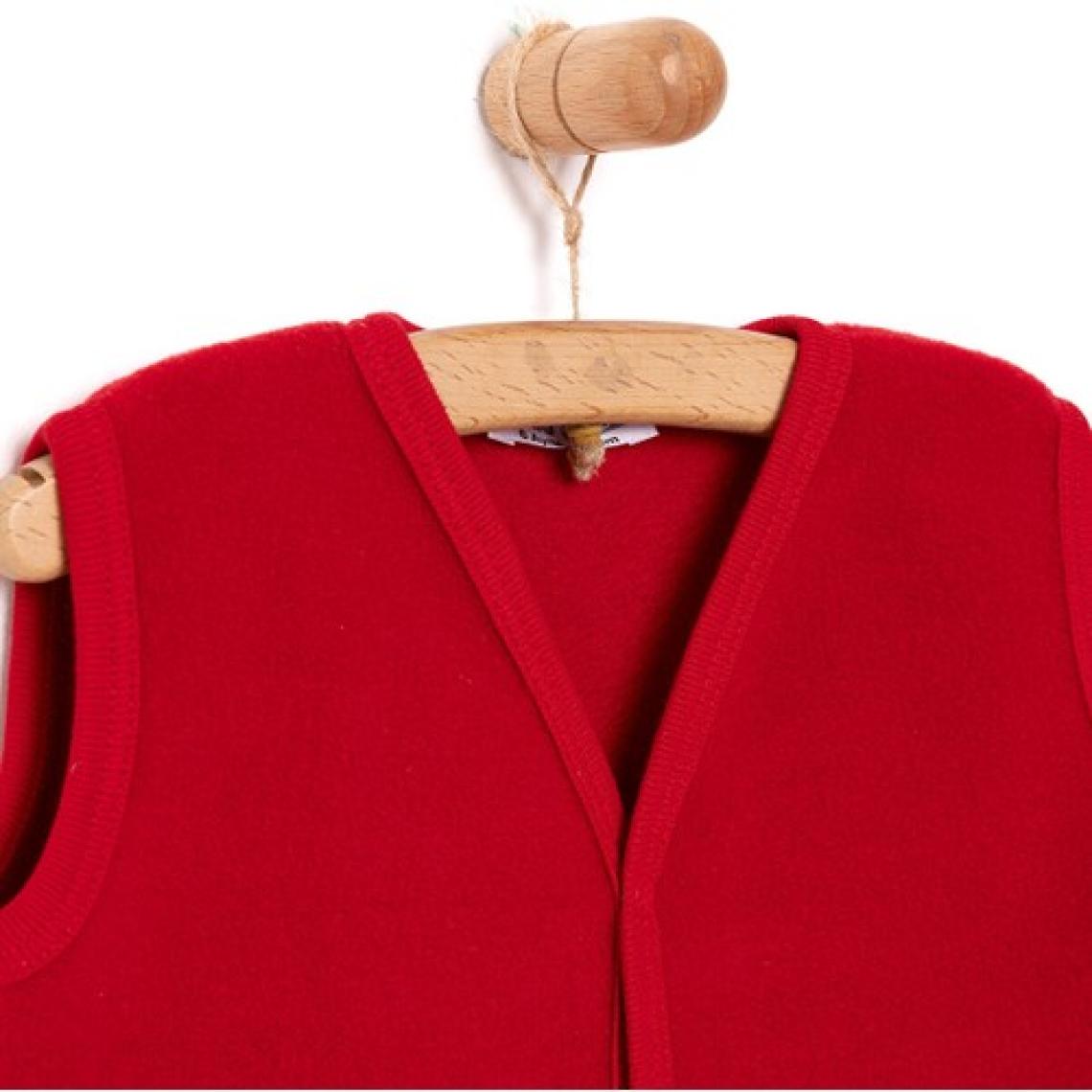 Hellobaby Kız Bebek Basic Yelek Polar Gül Kurusu
