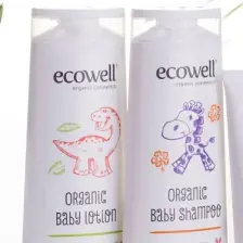 Bebek Saç & Vücut Şampuanı + Nemlendirici Yüz & Vücut Losyonu, Organik & Vegan Sertifikalı 2 x 300ml