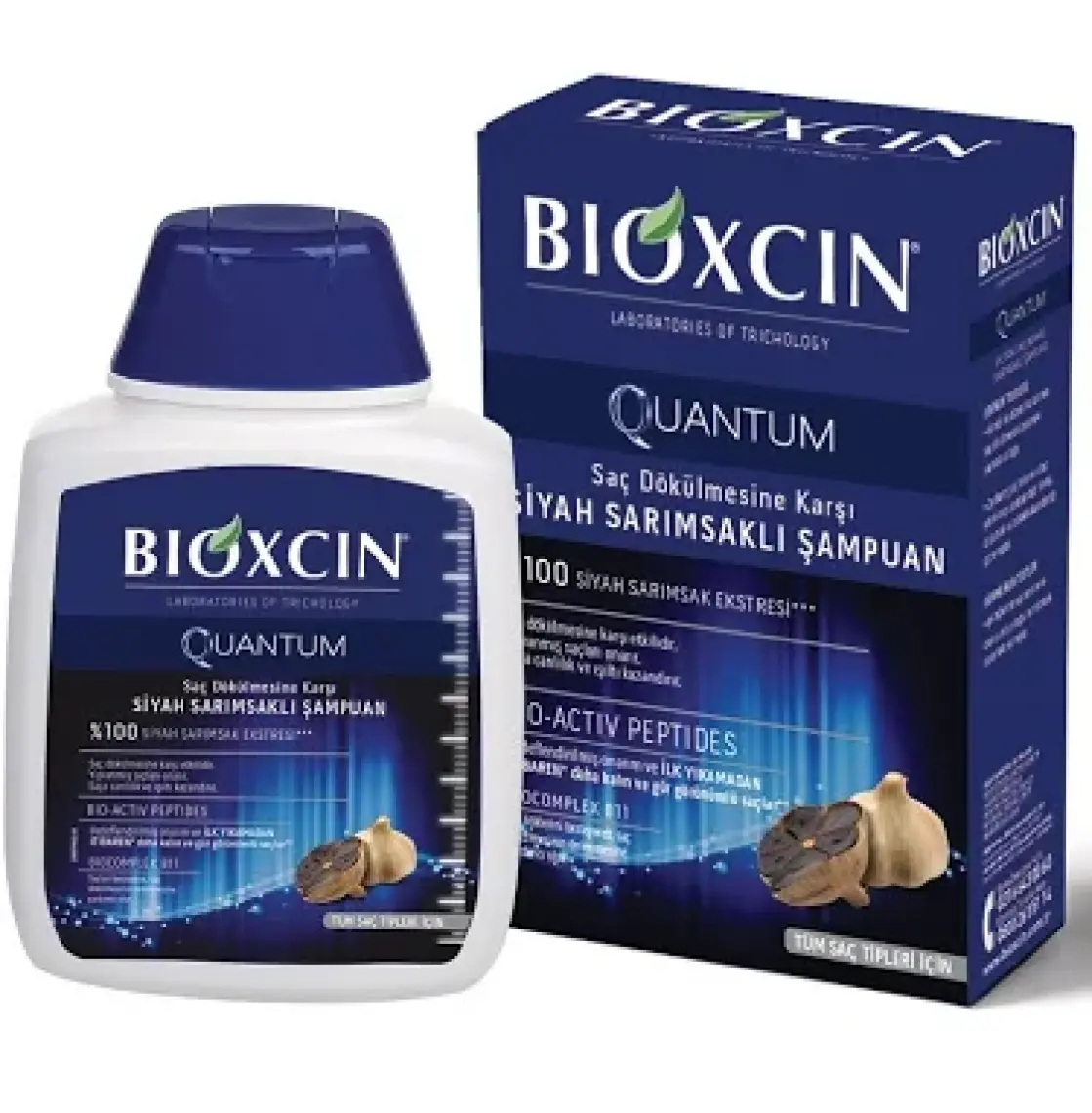 Bioxcin Quantum Siyah Sarımsaklı Şampuan 300Ml