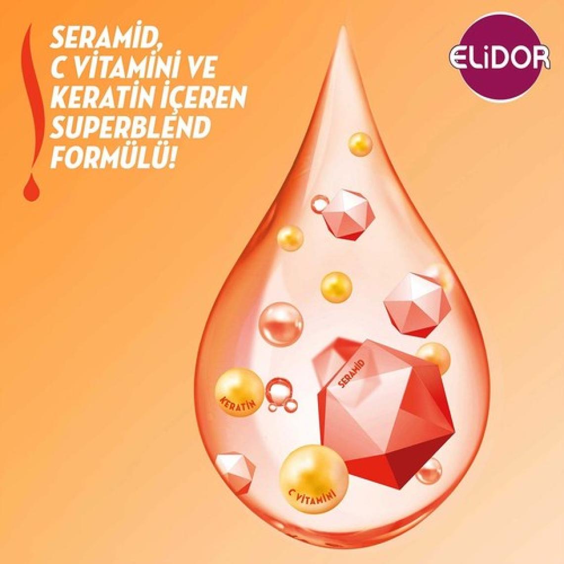 Elidor Superblend Anında Onarıcı Bakım Vitamin C Keratin Şampuan 400 ml