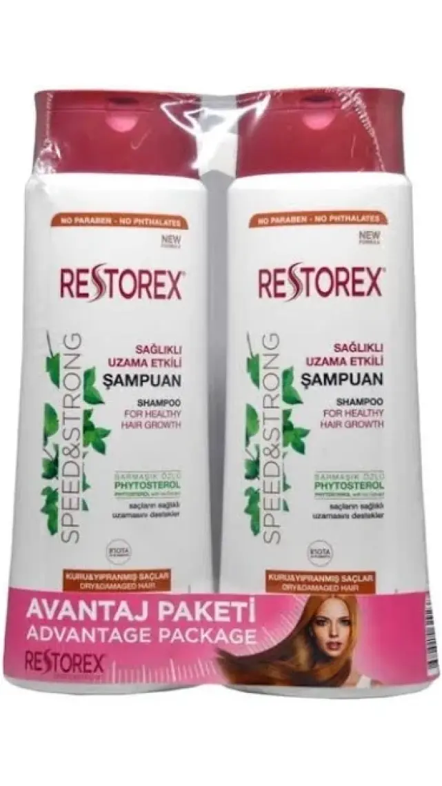 Restorex Kuru ve Yıpranmış Saçlar Şampuan 500 ml 2'li