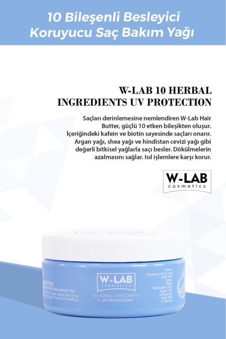 W-Lab Kozmetik Şampuan Ve Saç Bakım Yağı Set
