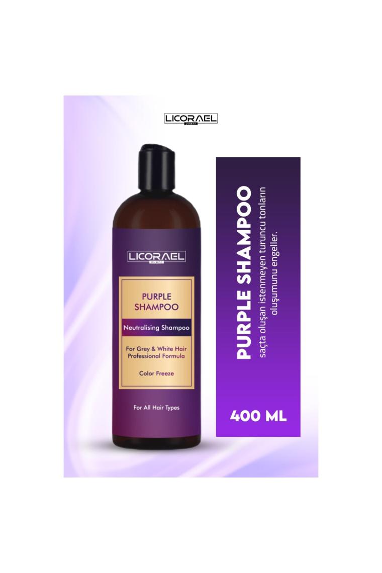 Licorael Dubai Turunculaşma Karşıtı Mor Şampuan 400ML