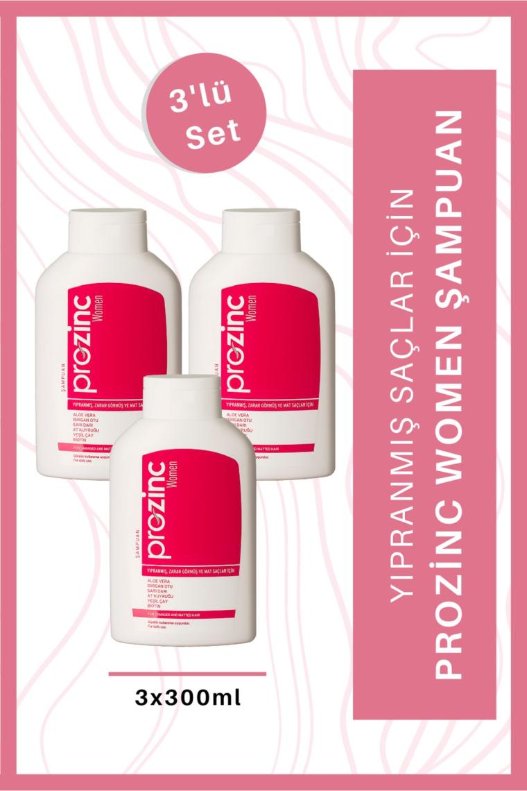 ProZinc Women İşlem Görmüş Saçlar İçin Şampuan 300 ml 3 Al 2 Öde