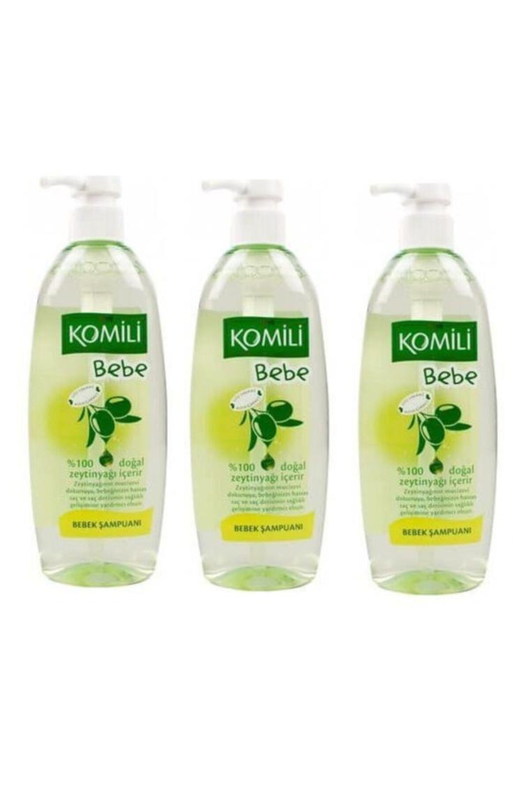 Bebe Şampuanı Bebek Şampuanı Zeytinyağlı 750 Ml X3 Adet