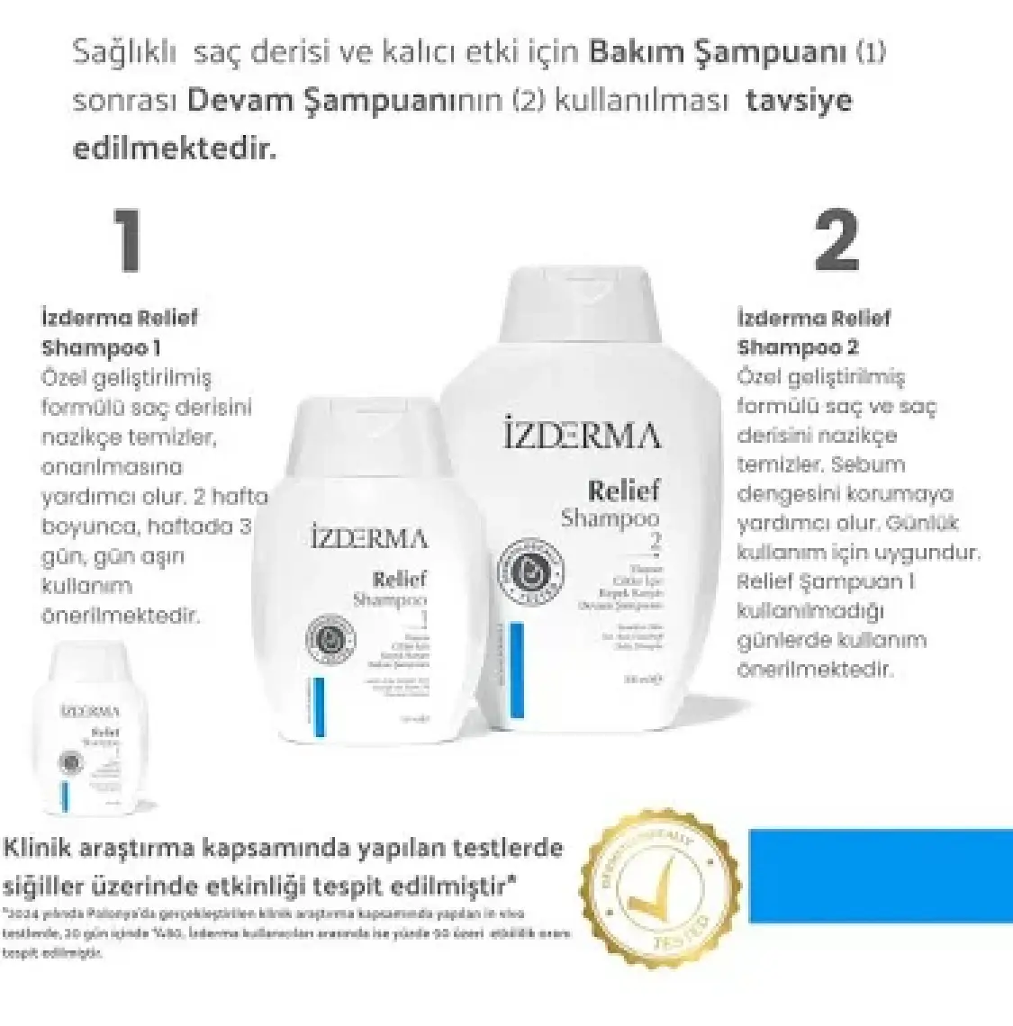 Relief Kepek, Kaşıntı, Pullanma Karşıtı Bakım Şampuanı