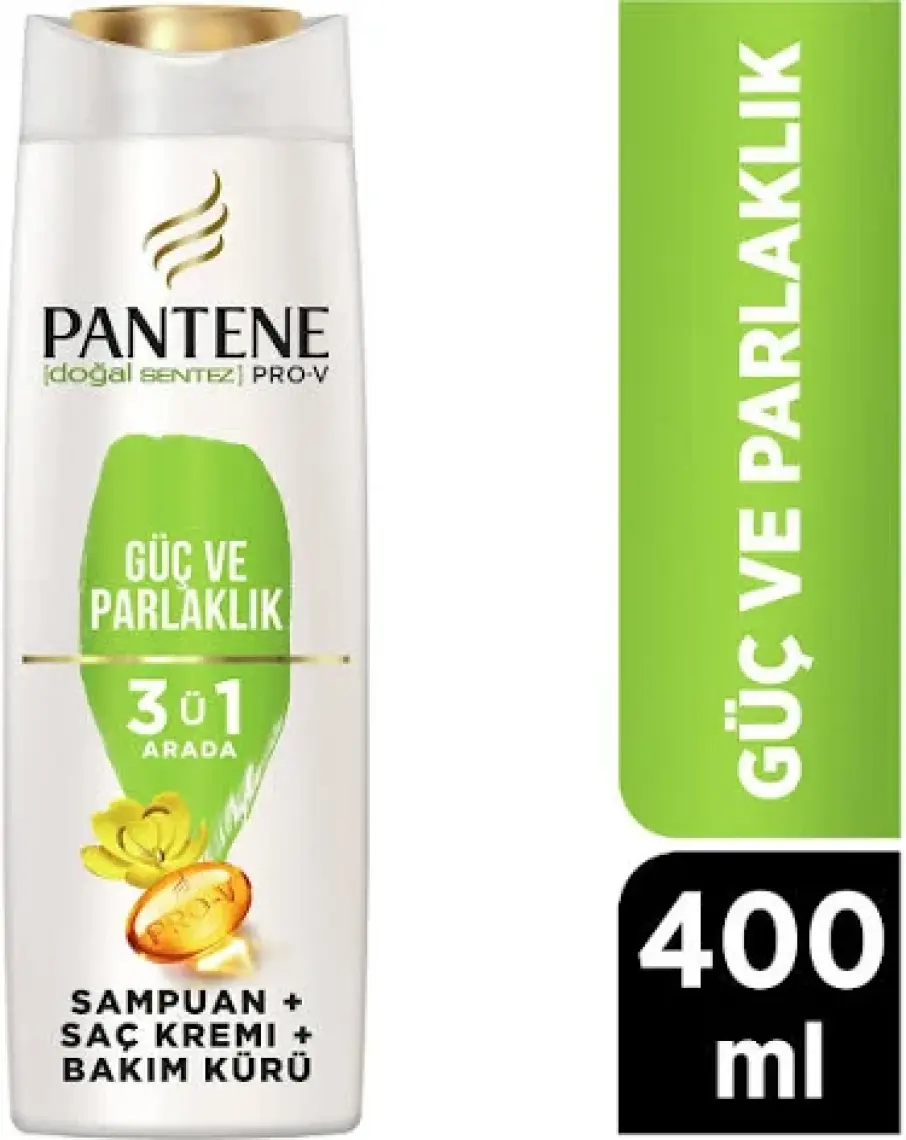 Pantene Pro-V Güç Ve Parlaklık 3'Ü 1 Arada Şampuan; 400ml