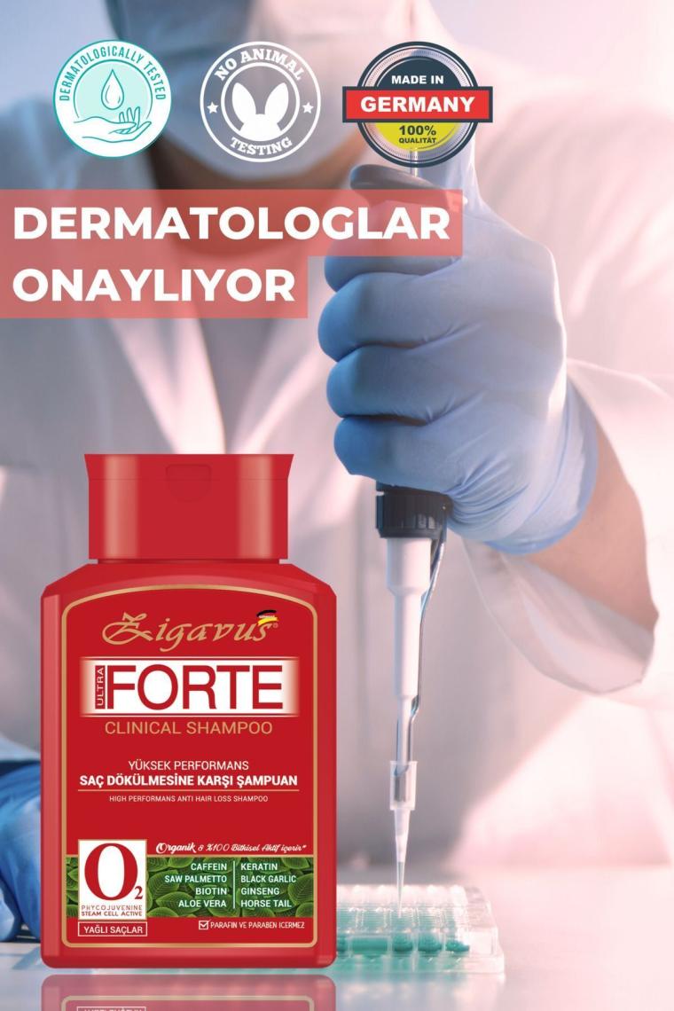 Zigavus Forte Ultra Clinical Yağlı Saçlar İçin Şampuan 300 ML