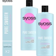Syoss Pure Smooth Micellar Şampuan 500Ml X 2