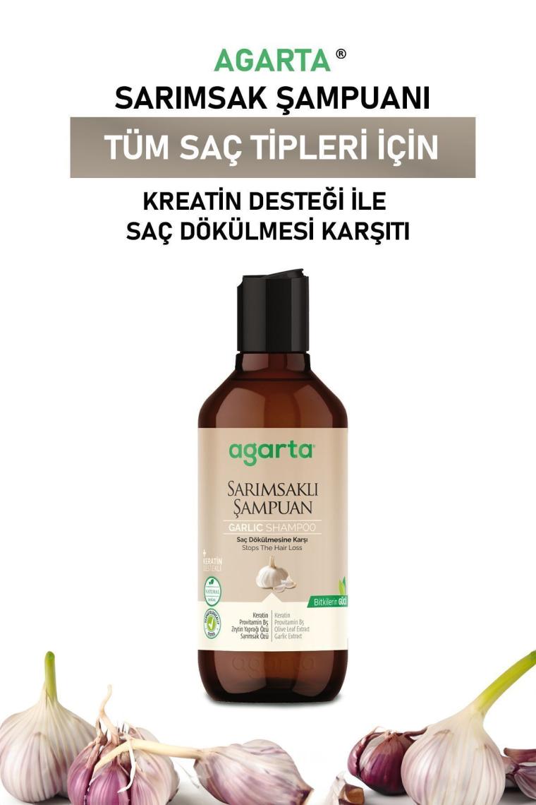 Sarımsak Şampuanı Saç Dökülmesine Karşı-tuzsuz Şampuan 400 ml