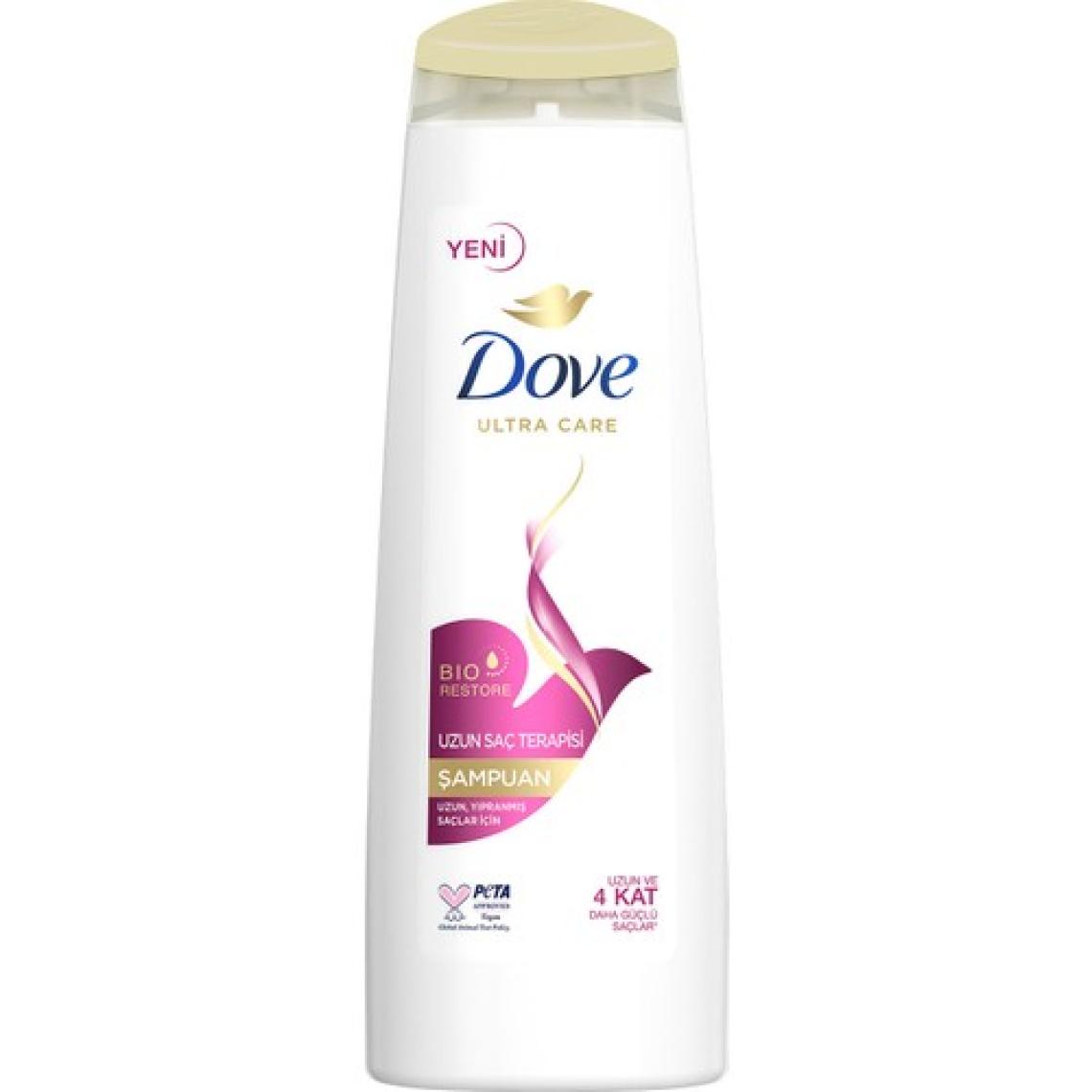 Dove Ultra Care Saç Bakım Şampuanı Uzun Saç Terapisi Uzun Yıpranmış Saçlar İçin 400 ml