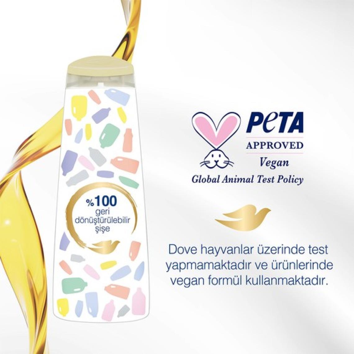 Dove Ultra Care Saç Bakım Şampuanı Uzun Saç Terapisi Uzun Yıpranmış Saçlar İçin 400 ml