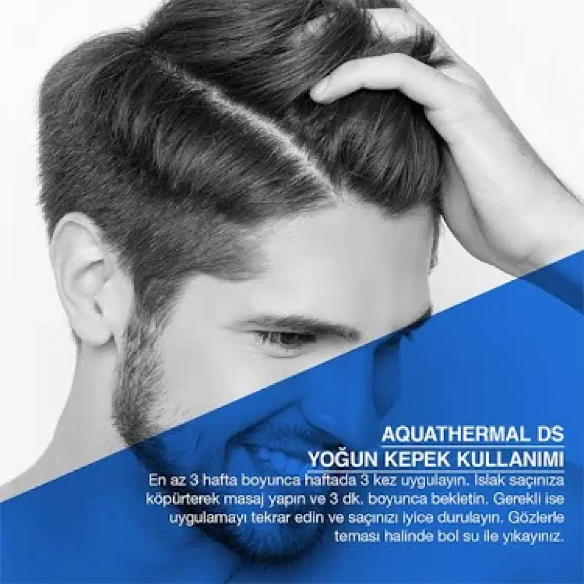 Aquathermal Ds 200 ml 300 ml Kepeğe Karşı Etkili Şampuan Seti - Kepek Karşıtı Önle