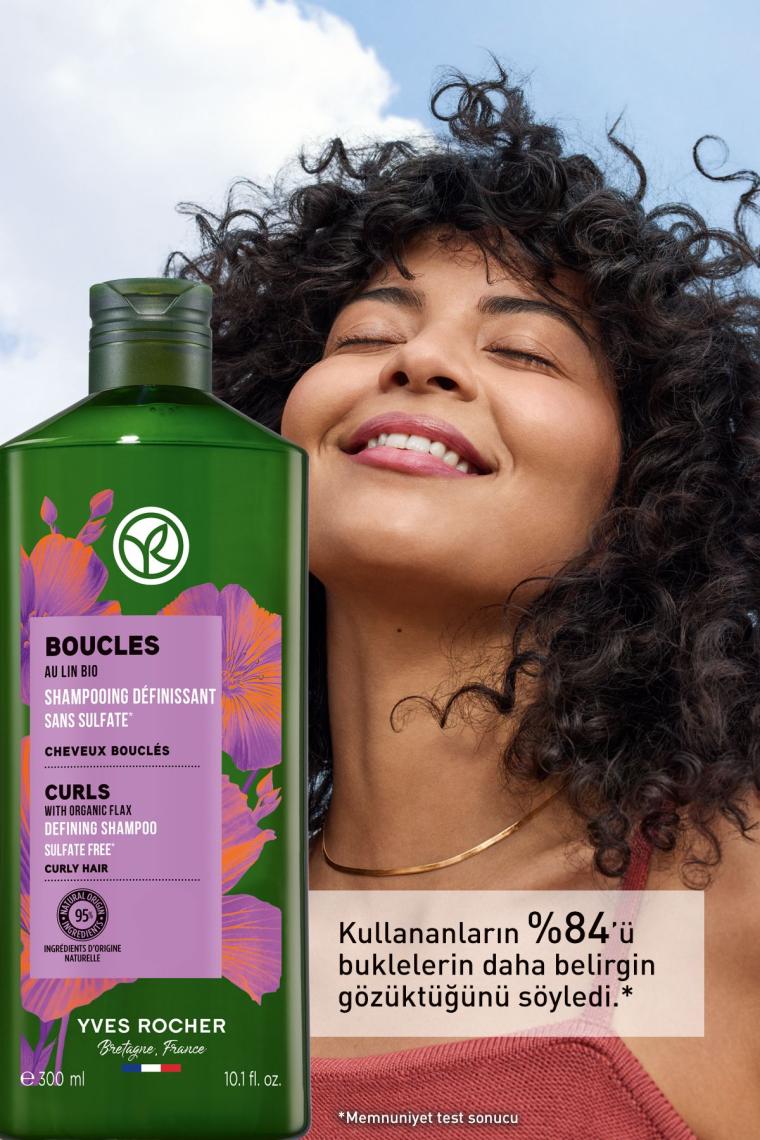 Kıvırcık ve Dalgalı Saçlar İçin (Boucle) Bukle Belirginleştirici Şampuan - Sülfatsız & Vegan-300 ml