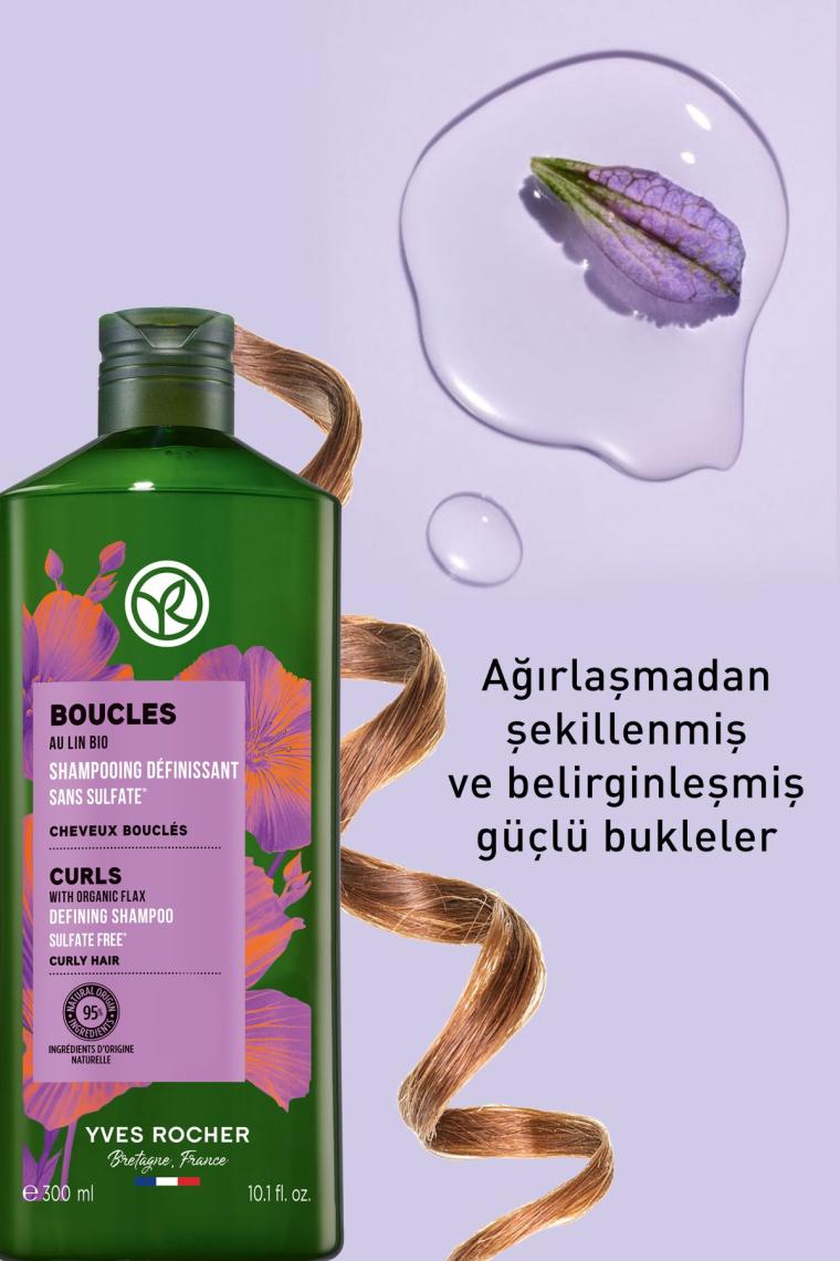Kıvırcık ve Dalgalı Saçlar İçin (Boucle) Bukle Belirginleştirici Şampuan - Sülfatsız & Vegan-300 ml