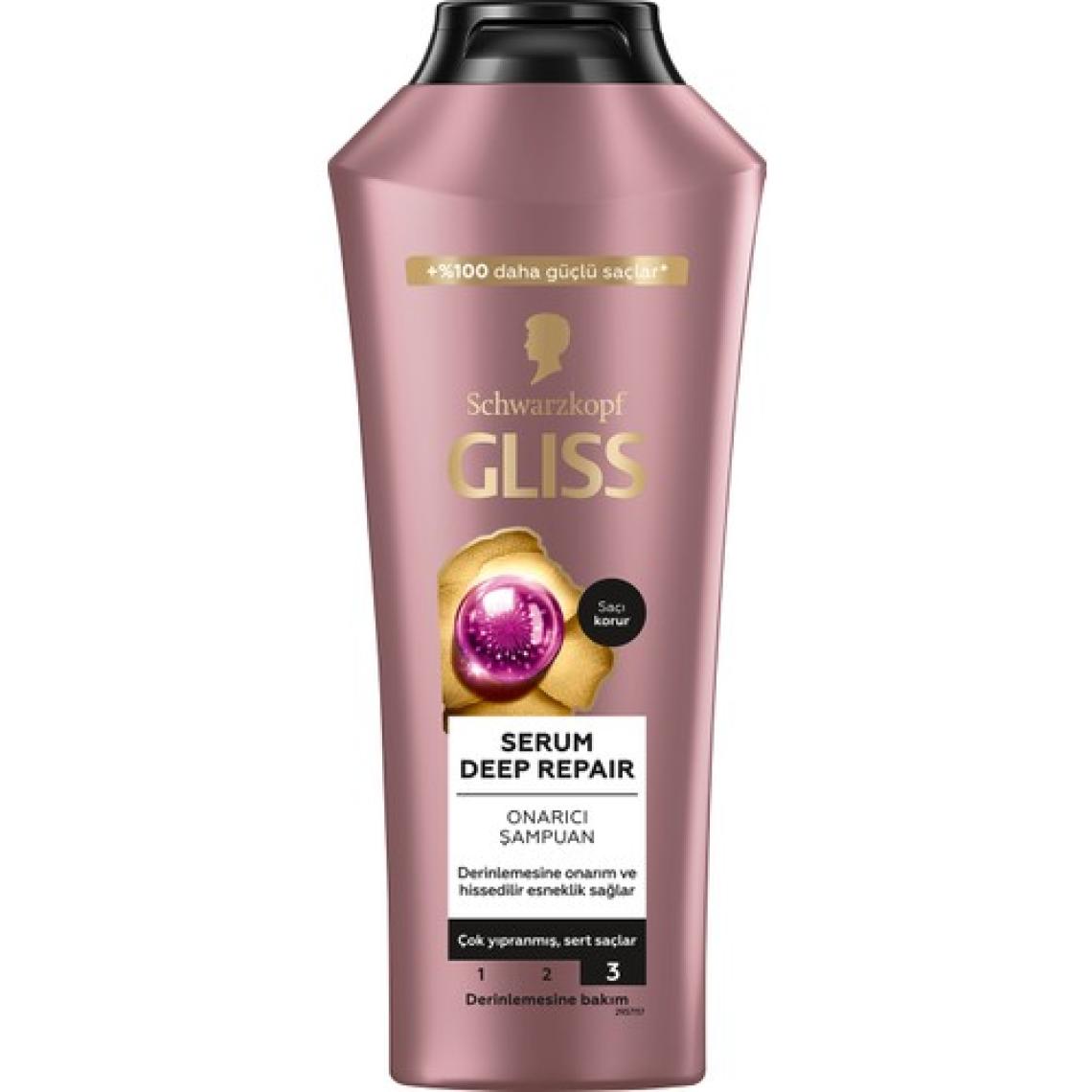 Schwarzkopf Gliss Serum Deep Repair Onarıcı Şampuan 400 Ml