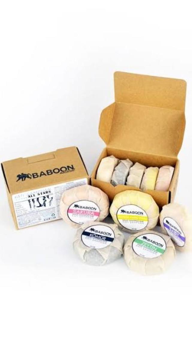 Baboon Natural Katı Şampuan Tanışma Seti All Stars