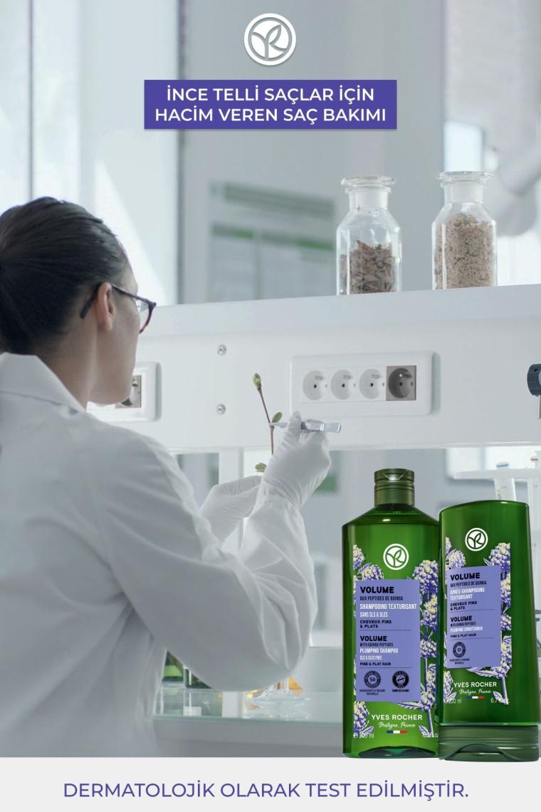 İnce Telli Saçlar İçin (Volume) Hacim Veren Şampuan - Sülfatsız & Vegan-300 ml