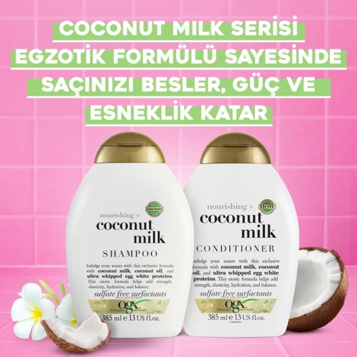Ogx Coconut Milk Besleyici Sülfatsız Şampuan 385 ml