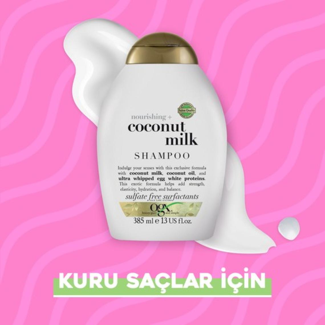 Ogx Coconut Milk Besleyici Sülfatsız Şampuan 385 ml