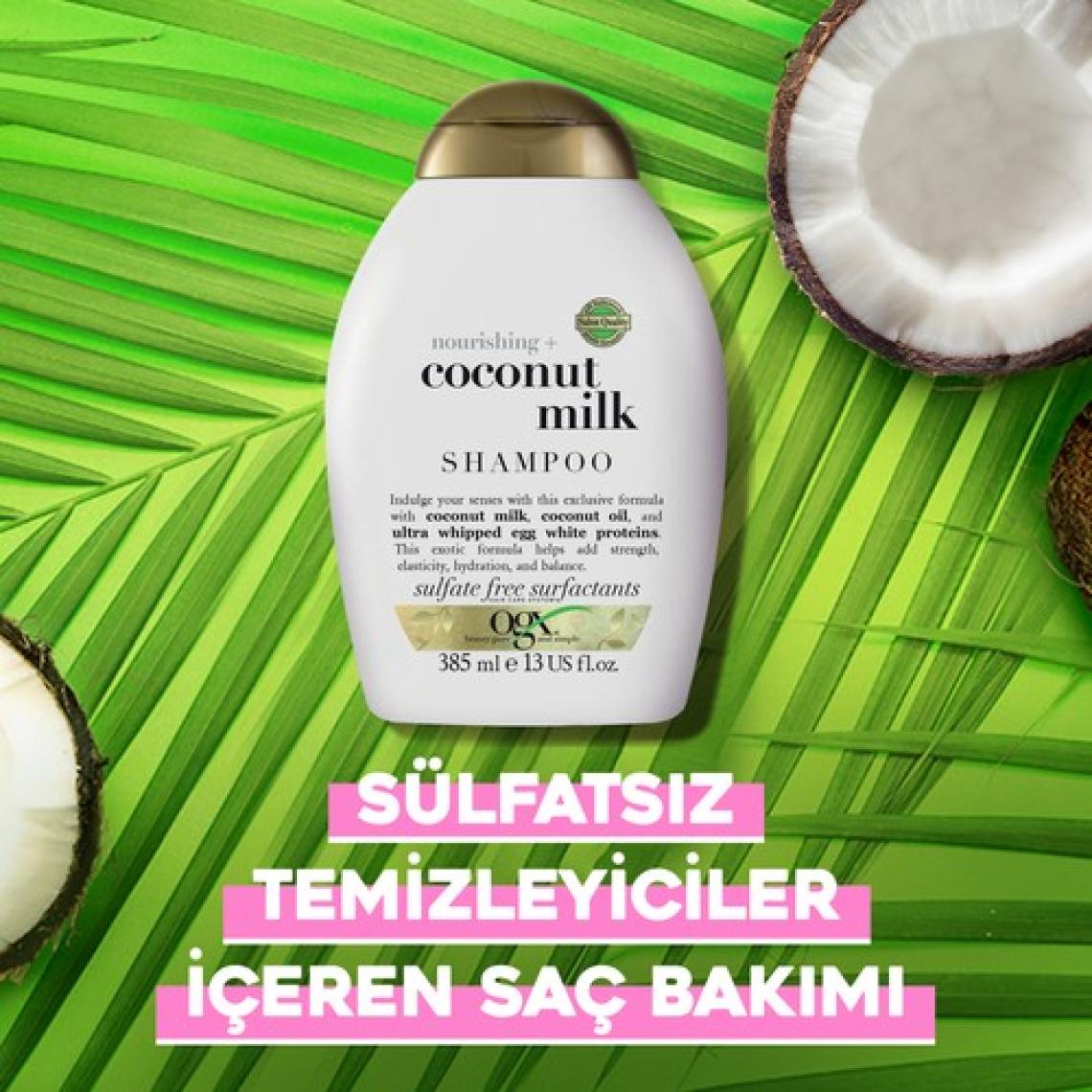 Ogx Coconut Milk Besleyici Sülfatsız Şampuan 385 ml
