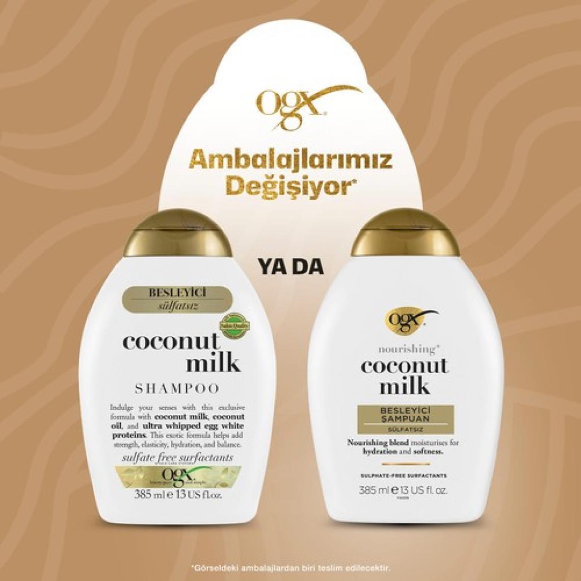 Ogx Coconut Milk Besleyici Sülfatsız Şampuan 385 ml