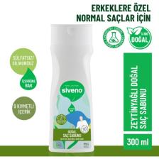Siveno %100 Doğal Saç Sabunu Zeytinyağlı Bal Avokado 9 Değerli Bitki Erkekler İçin Bitkisel Şampuan 300 ml