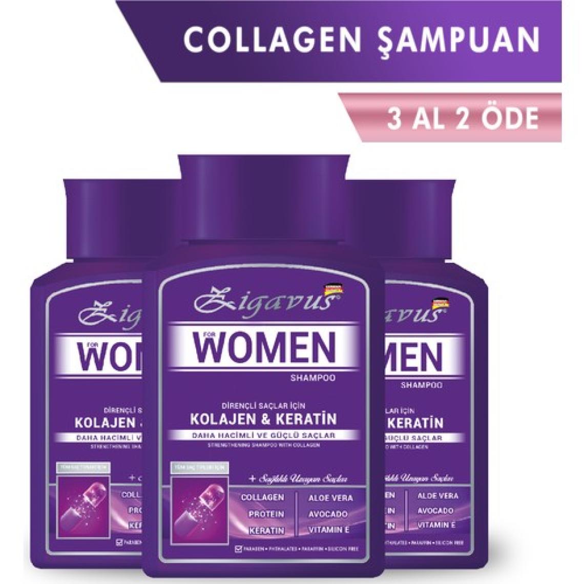 Zigavus  Women Şampuan 300 ml 3 Al 2 Öde