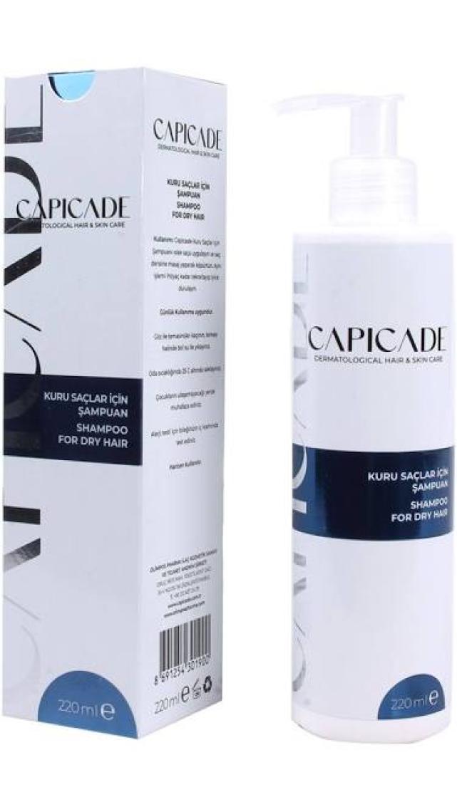 Capicade Normal ve Kuru Saçlar İçin Şampuan 220 ml+ YENİ AMBALAJ