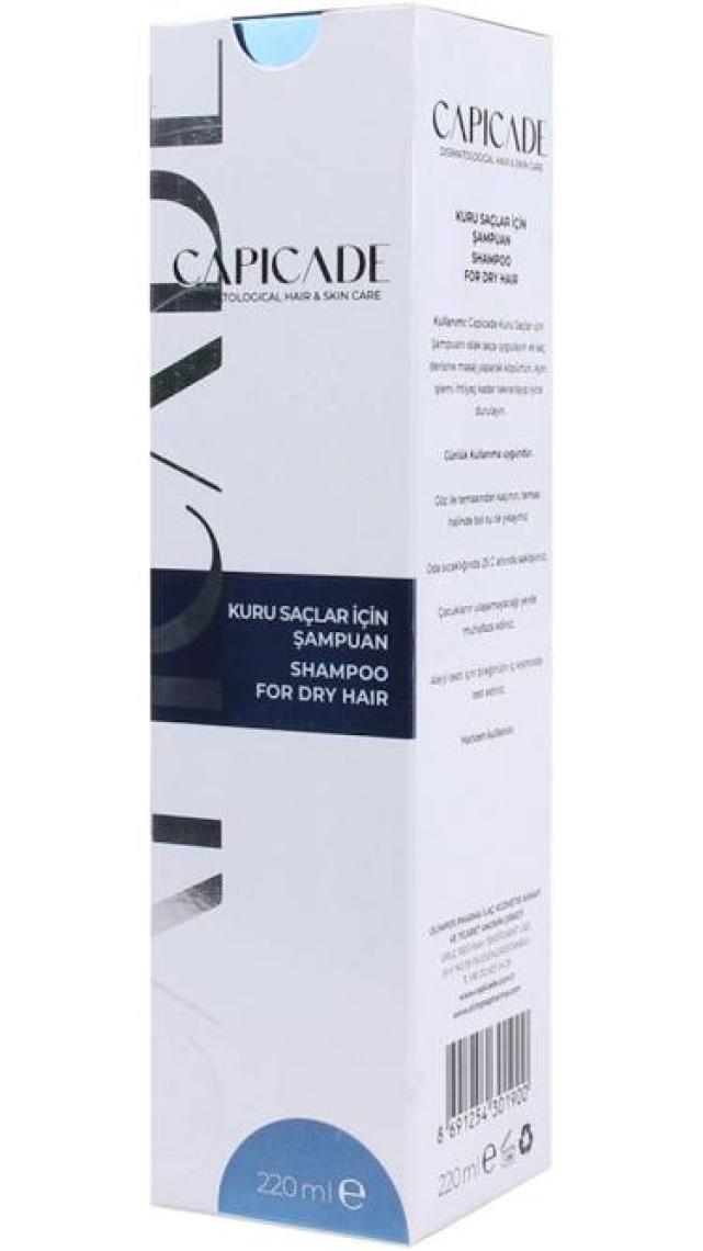 Capicade Normal ve Kuru Saçlar İçin Şampuan 220 ml+ YENİ AMBALAJ