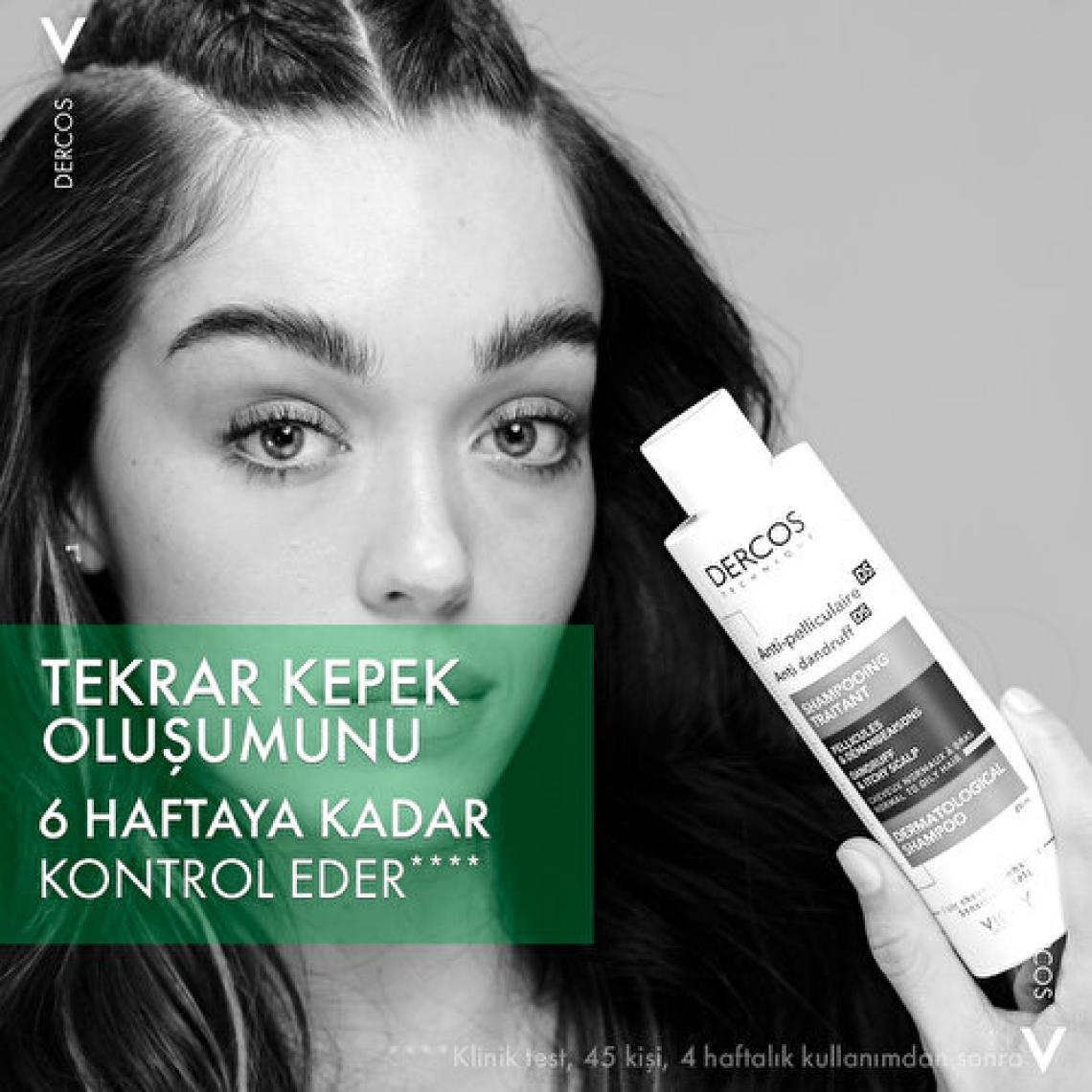 Vichy Dercos Anti-Dandruff Kuru Saçlar için Kepeğe Karşı Şampuan 500 ml