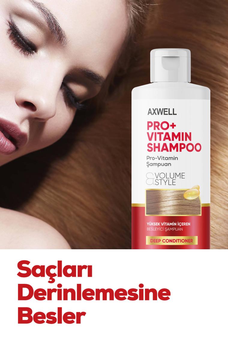 Axwell Volume Style Pro+ Vitamin Şampuan