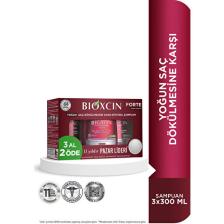 Bioxcin Forte Saç Dökülmesine Karşı Bitkisel Şampuan 3'lü 300 ml