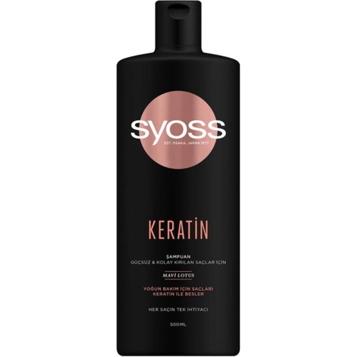 Syoss Keratin Mükemmelliği Şampuan 500 Ml X 3 Adet