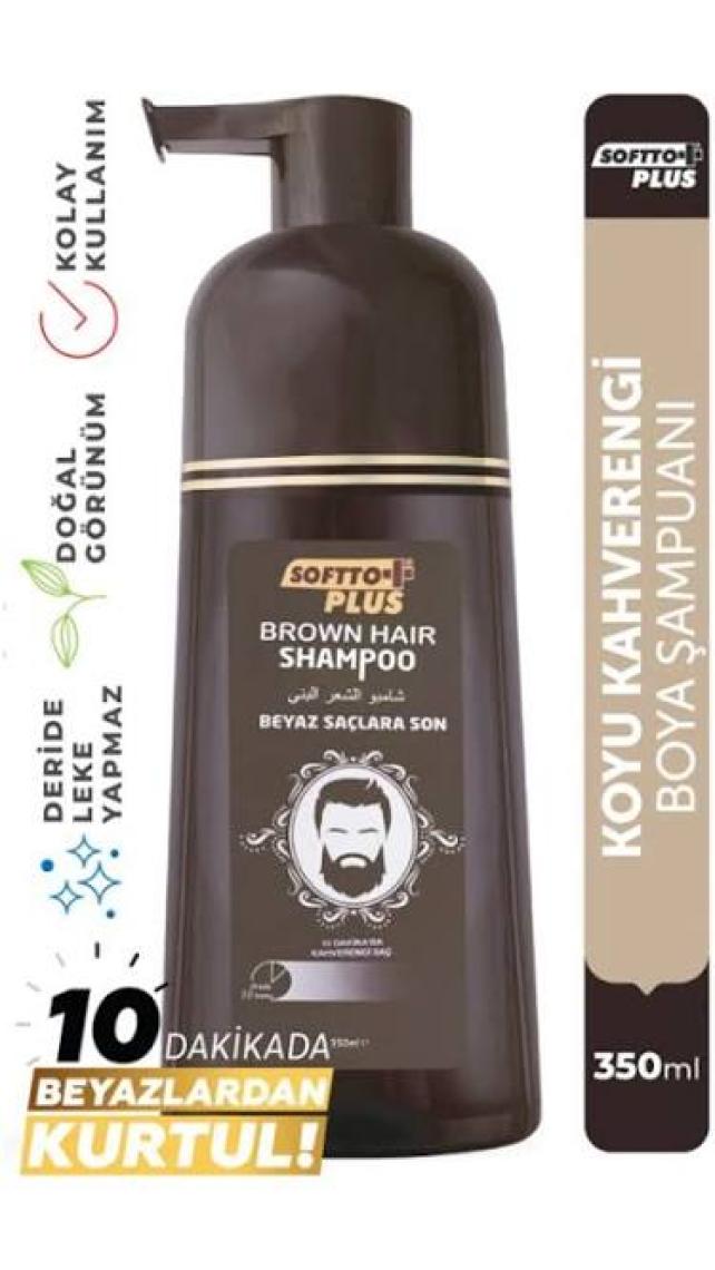 Softto Plus Beyaz Saçlar Için Şampuan Koyu Kestane