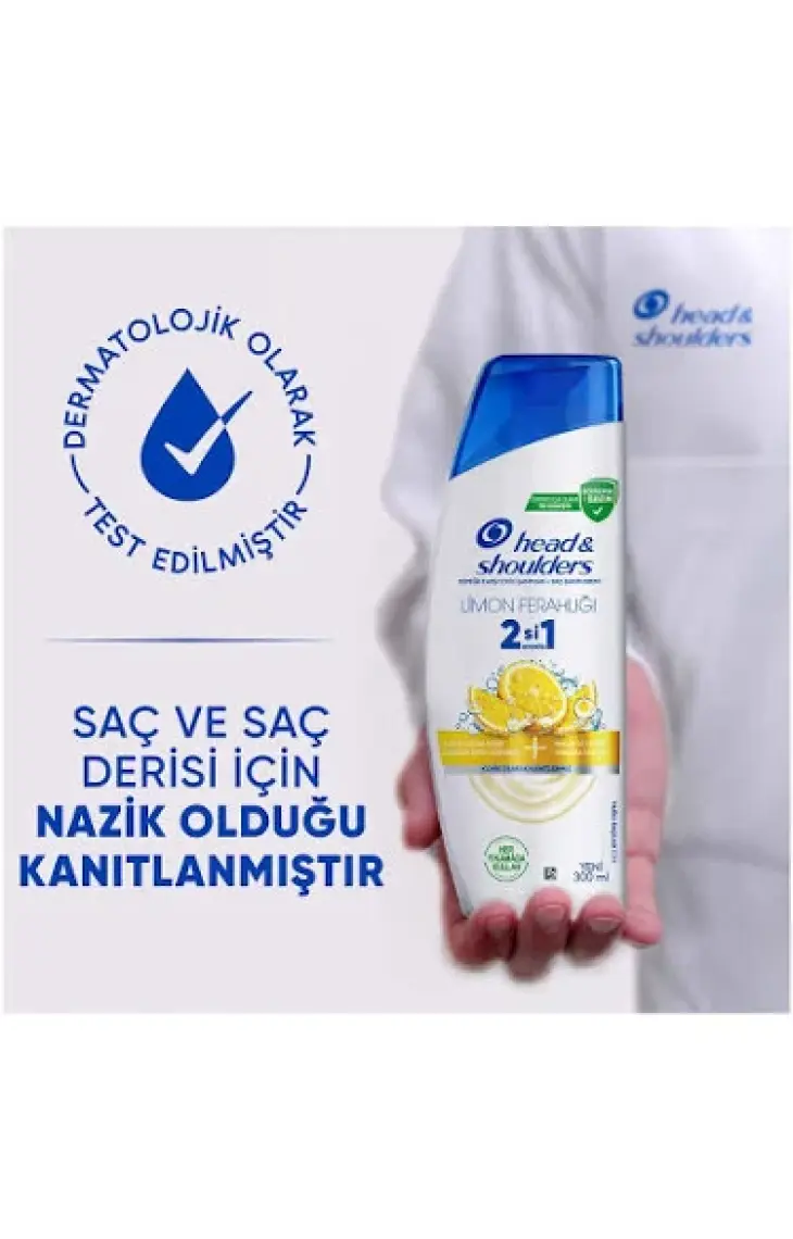 Head&Shoulders Limon Ferahlığı 2'si 1 Arada Şampuan 300 ml