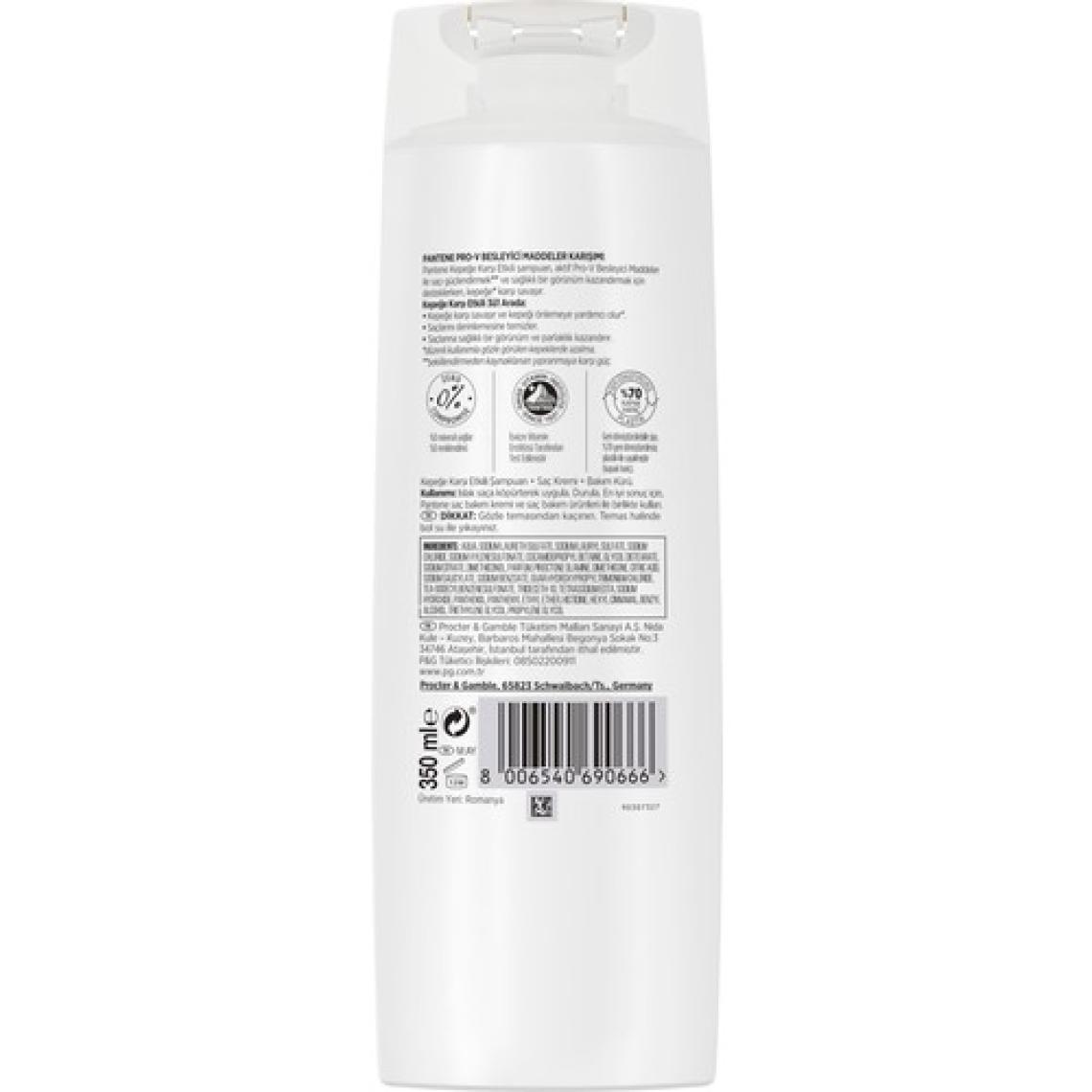 Pantene Kepeğe Karşı 3'ü 1 Arada Şampuan 350 ml