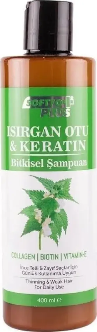 Softto Plus Isırgan Otu & Keratin Bitkisel Şampuan 400 ml