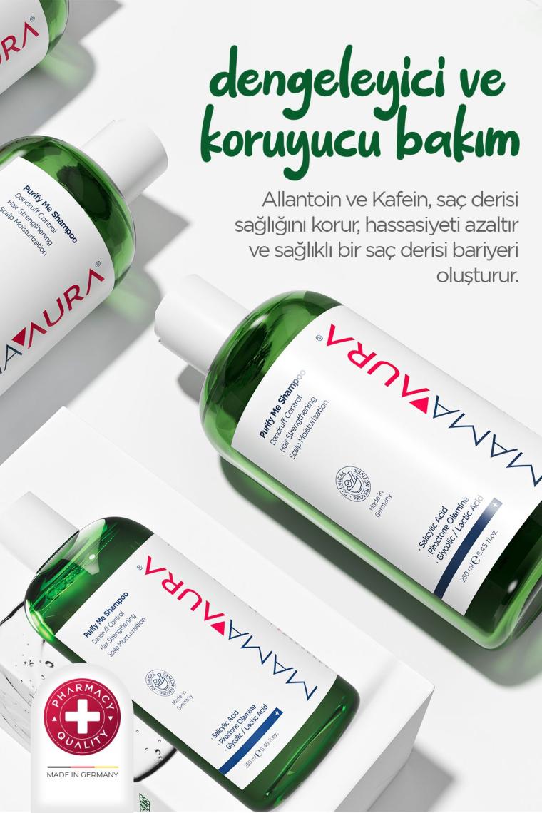 Mamaaura Kepek ve Kaşınma Karşıtı Şampuan - Purify Me Shampoo 250 ml