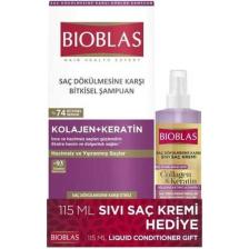 Bioblas  Keratin Şampuan 360 ml + 115 ml Sıvı Saç Kremi