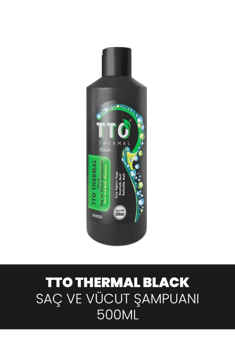 TTO Black Saç ve Vücut Şampuan 500 ml