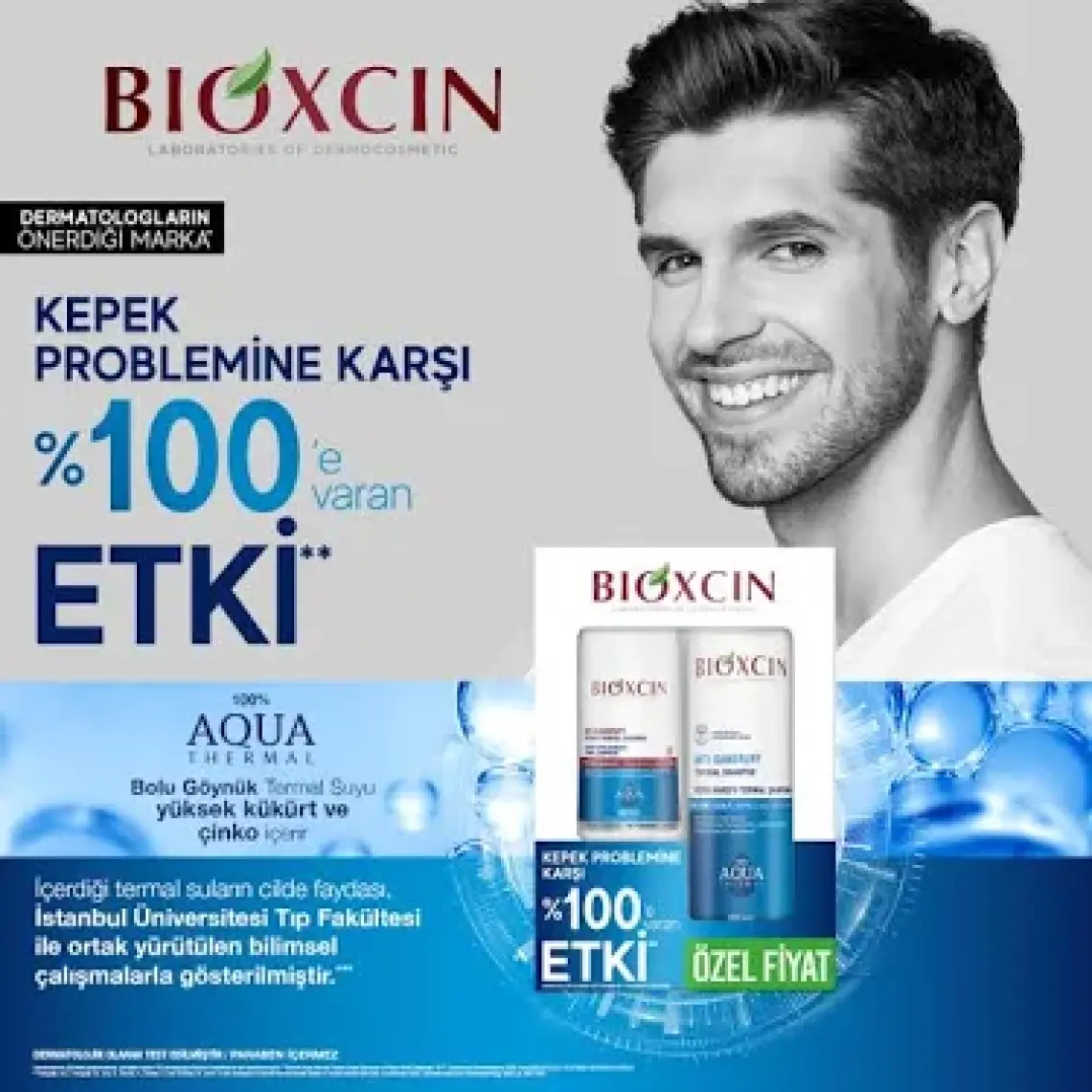 Aquathermal Ds 200 ml 300 ml Kepeğe Karşı Etkili Şampuan Seti - Kepek Karşıtı Önle