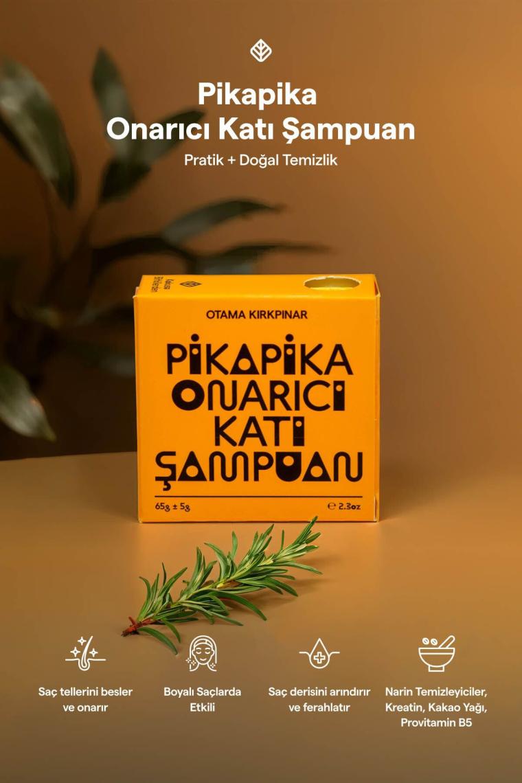 Pikapika Onarıcı Katı Şampuan - 65 gr