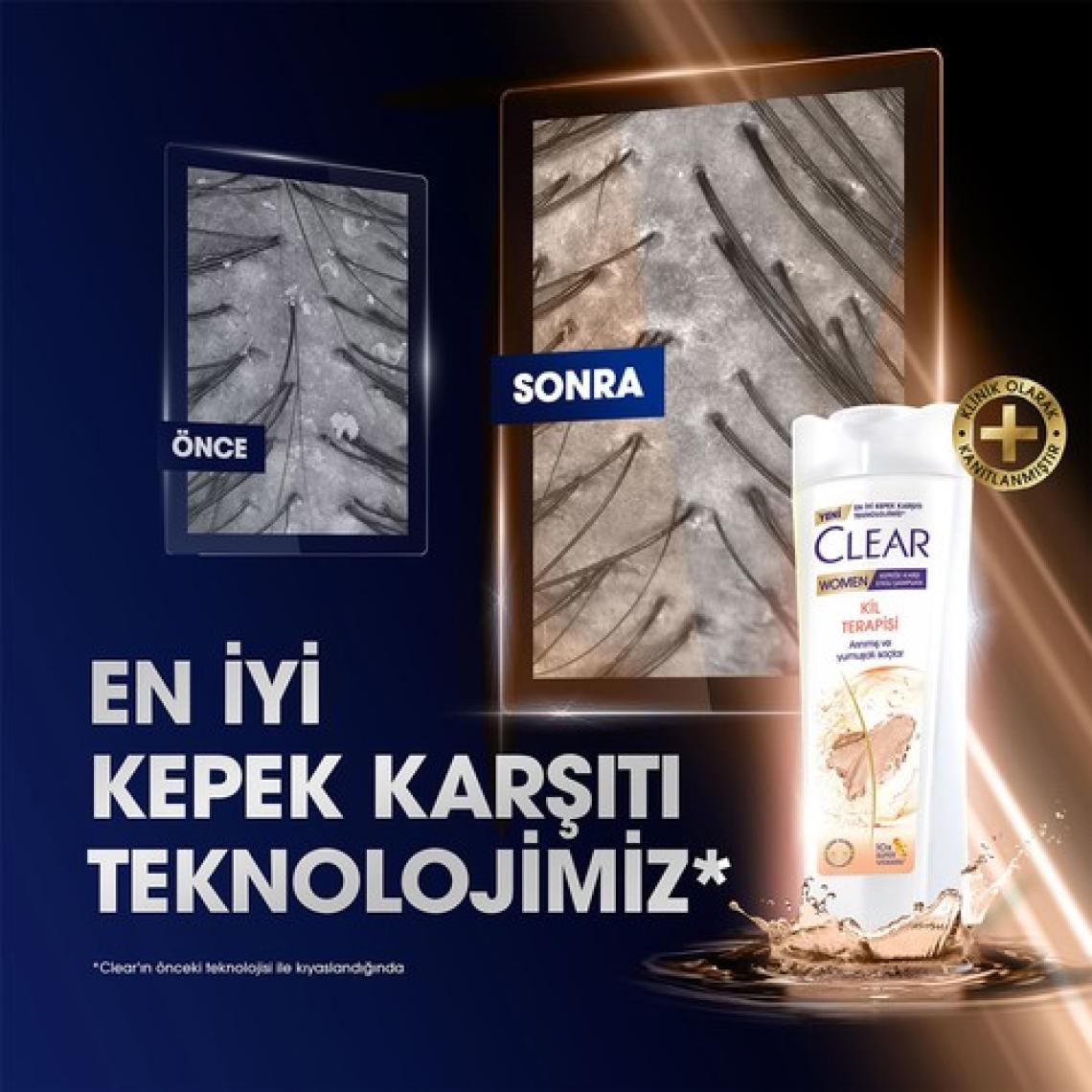 Clear Women Kil Terapisi Kepeğe Karşı Şampuan 350 ml