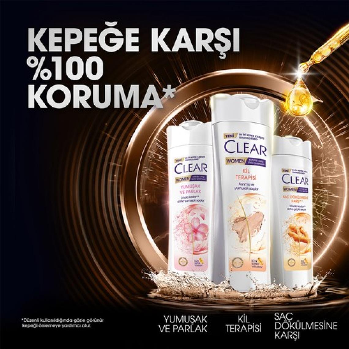 Clear Women Kil Terapisi Kepeğe Karşı Şampuan 350 ml